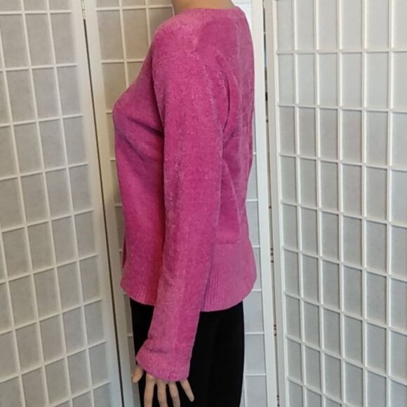 "Kikit Soft Knit Sweater Top Fuchsia XL - Picture 5 of 6
